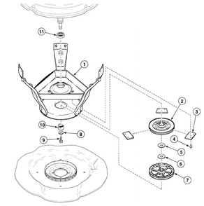 Brake Assy Diagram and Parts List for SWT210WN1124  Speed Queen Washer