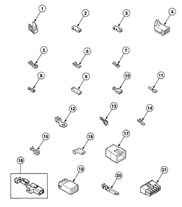 Terminals Diagram and Parts List for SDGB09LJ  Speed Queen Dryer