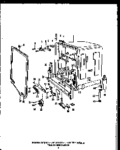 Section 17 Diagram and Parts List for DCR-225-1C-OK  Caloric Dishwasher