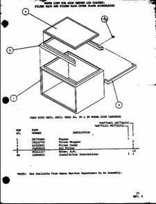 (d6772101/p6772101c) (d6772401/p6772401c) Diagram and Parts List for EBCC6000MA P6752108C Amana Air Conditioner