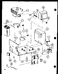 Section 7 Diagram and Parts List for RCR-7 P85515-6S Amana Range