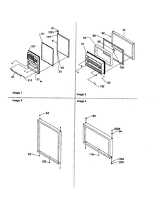 Door Assembly Diagram and Parts List for TN21V2C-P1315907WC  Amana Refrigerator