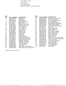 Gas Range Page 4 Diagram and Parts List for CF9627-439RQ  Hardwick Range