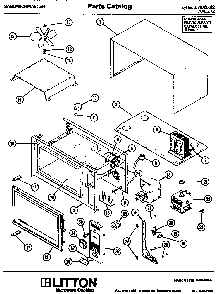 Section 18 Diagram and Parts List for 70 0502 Amana Microwave
