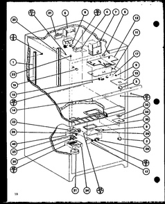 Diagram 2 Diagram and Parts List for IC3-P7621301W-BM  Amana Refrigerator