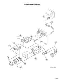 Part Location Diagram of 803667 Maytag Drawer dispenser