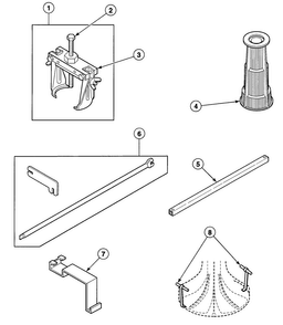 Tools 2 Diagram and Parts List for SWT020LA  Speed Queen Washer