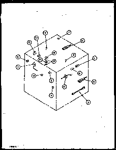 Electrical Components Diagram and Parts List for RST378UW-P1141203NW  Caloric Range