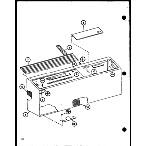 Diagram 17 Diagram and Parts List for PTH15300B P9913620R Amana Air Conditioner