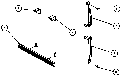 Bhkt Kit Diagram and Parts List for TS18RB-P1158407W  Amana Refrigerator