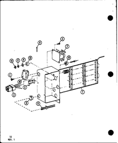 Part Location Diagram of M0280301 Whirlpool TIE ELECTR