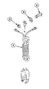 Power Cord Diagram and Parts List for SWT2A0LN1124  Speed Queen Washer