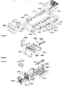 Ice Bucket Auger, Ice Maker, And Ice Maker Parts Diagram and Parts List for SRD526TW-P1313401WW  Amana Refrigerator