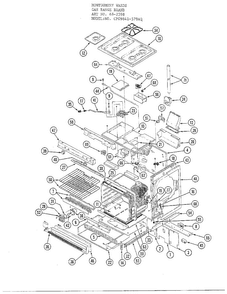 Part Location Diagram of 1784-202 Maytag Bumper, side panel