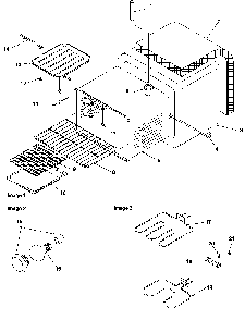 Cavity Diagram and Parts List for ARRS6550E-P1130691NE  Amana Range