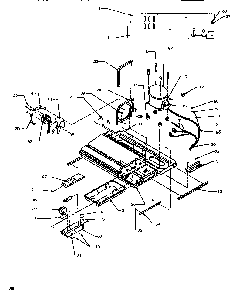 Machine Compartment Diagram and Parts List for SXD520SL-P1182401WL  Amana Refrigerator