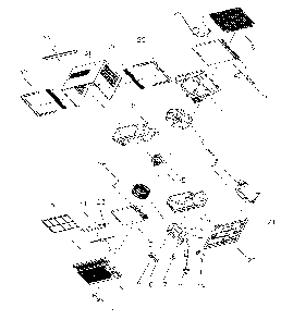 Cabinet Parts Diagram and Parts List for AAW-05CM1FD  Admiral Air Conditioner