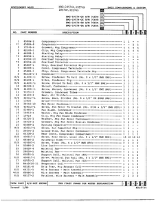 Unit Compartment/system Page 2 Diagram and Parts List for 19574C  Admiral Refrigerator