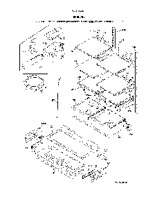 Chelves Diagram and Parts List for 2537034241G  Kenmore Refrigerator