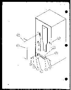 Cabinet Back Diagram and Parts List for BL20QW-P1125503WW  Amana Refrigerator