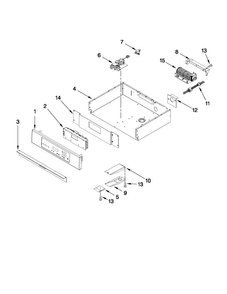 Part Location Diagram of 4006F169-45 Whirlpool VENT-TOP