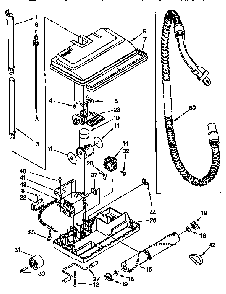 Power-mate Diagram and Parts List for 11626011690  Kenmore Canister Vacuum