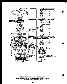 Section 10 Diagram and Parts List for DCS211-1L-OA  Caloric Dishwasher