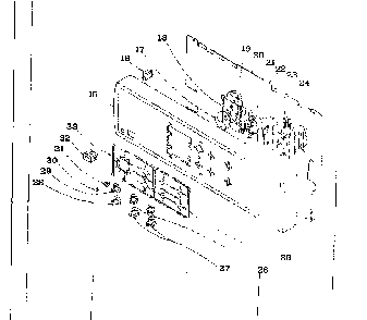 Control Panel Diagram and Parts List for 101931580  Kenmore Range