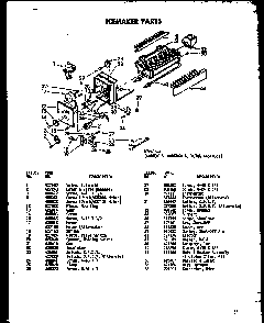 Icemakerparts Diagram and Parts List for SRI19A-P60350-6W  Amana Refrigerator