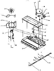 Unit Parts Diagram and Parts List for TX22R-P1157704W  Amana Refrigerator