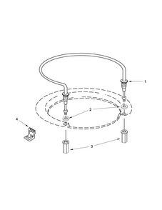 Heater Parts Diagram and Parts List for MDBH949PAM4  Maytag Dishwasher