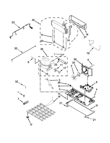 Unit Parts Diagram and Parts List for MFT2673BEB12  Maytag Refrigerator