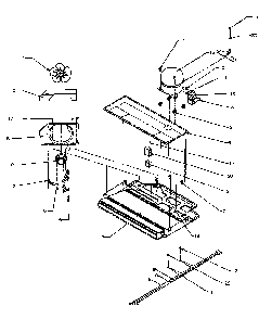 Compressor Compartment Diagram and Parts List for TX25R4E-P1175402WE  Amana Refrigerator