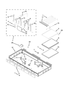 Part Location Diagram of WPW10402608 Whirlpool Manifold