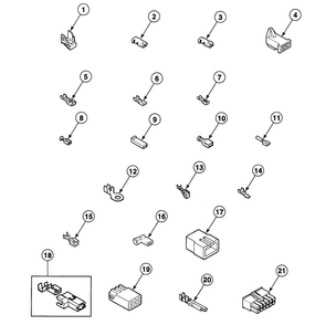 Terminals Diagram and Parts List for SDE907QF1500  Speed Queen Dryer