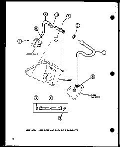 Section 7 Diagram and Parts List for CW2303G P1122908WG Amana Washer