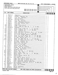 Unit Compartment And System Page 2 Diagram and Parts List for 21674B  Admiral Refrigerator