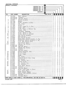 Exterior Page 2 Diagram and Parts List for 6640A  Norge Washer