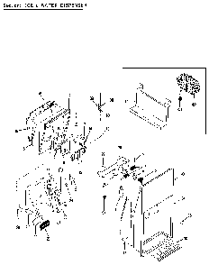 Dispenser Diagram and Parts List for JRSD246B MCQ82A Jenn-Air Refrigerator
