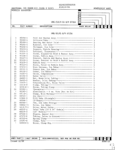 Ice Maker Kit Diagram and Parts List for 21814-0A  Admiral Refrigerator