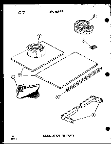 Section 5 Diagram and Parts List for ES216D-3MS P55417-61R Amana Air Conditioner