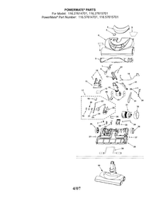 Part Location Diagram of KC92PCREZ000 Maytag Vacuum hose swivel