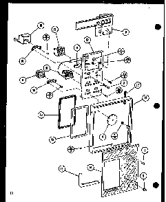 Section 5 Diagram and Parts List for RCR-7 P85515-6S Amana Range