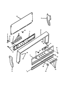 Page 6 Diagram and Parts List for EHT-330  Caloric Range