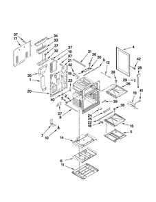 Chassis Parts Diagram and Parts List for MGR6775BDS20  Maytag Range