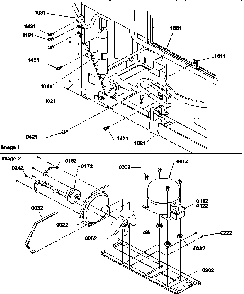 Machine Compartment Assembly Diagram and Parts List for BXF19TW-P1311901WW  Amana Refrigerator
