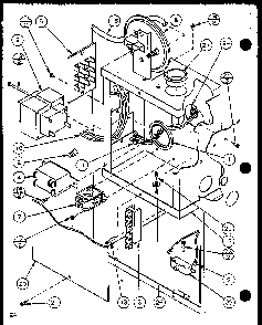 Section 2 Diagram and Parts List for GHI115A35C P6983133F Amana Heater