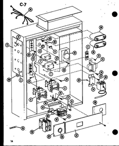Part Location Diagram of D6752201 Whirlpool Wire Harness