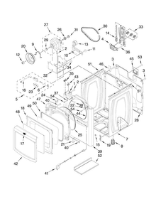 Part Location Diagram of WP8576626 Whirlpool Flywheel