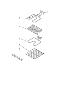 Internal Oven Diagram and Parts List for CWE5800ACB25  Maytag Wall Oven